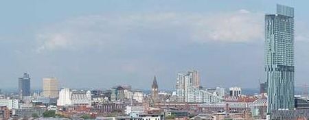 The skyline of Manchester